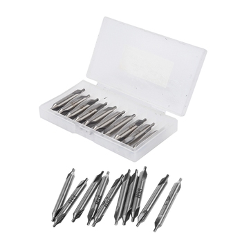 20Pcs 60 Degrees Center Bits and Drills Combined Center Drill Countersinks, 10Pcs 3Mm & 10Pcs 2Mm